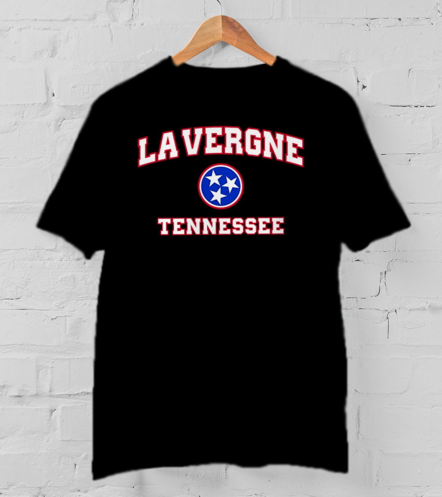 La Vergne Tennessee Tri Star Circle T-Shirt