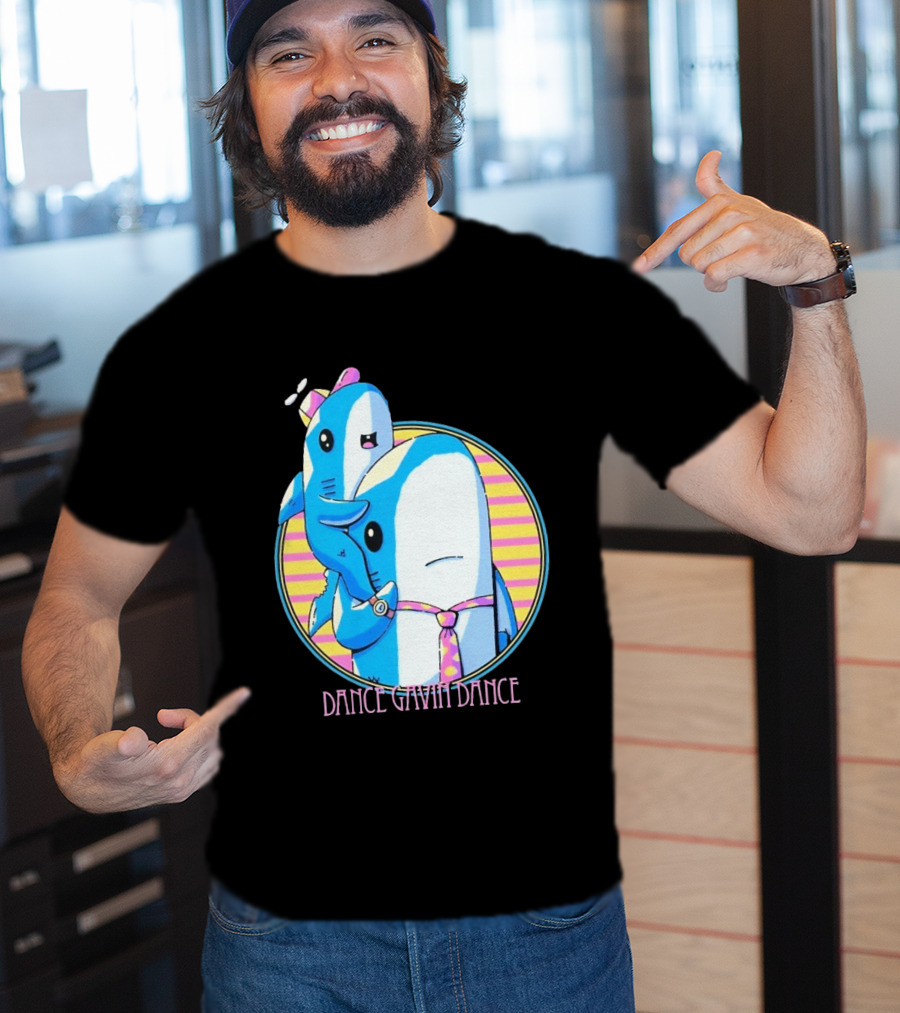Dance Gavin Dance Shark Dad Cute Cartoon Marine Life Duo T-Shirt