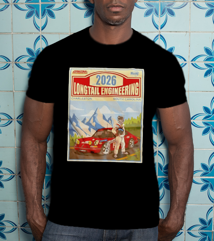 Longtail Engineering 2026 Racing Adventure Charleston South Carolina T-Shirt