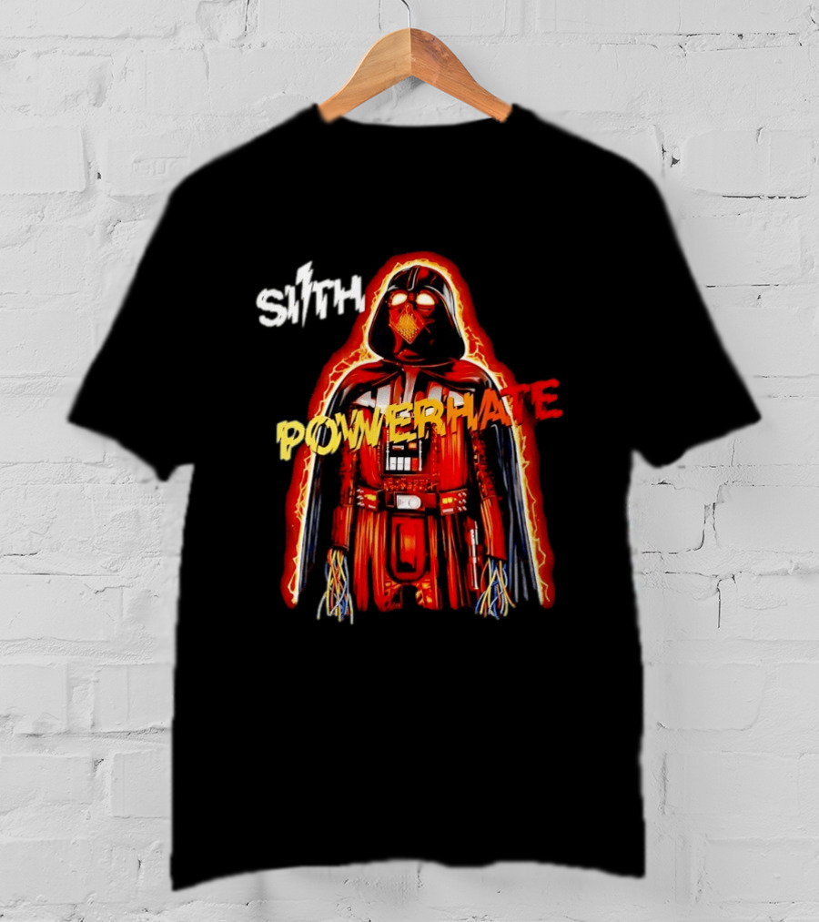 Sith Powerhate Darth Vader Lightning T-Shirt