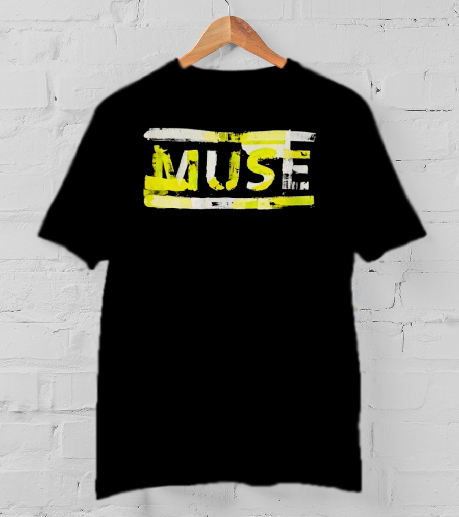 MUSE Band Inspired Yellow Paintbrush T-Shirt