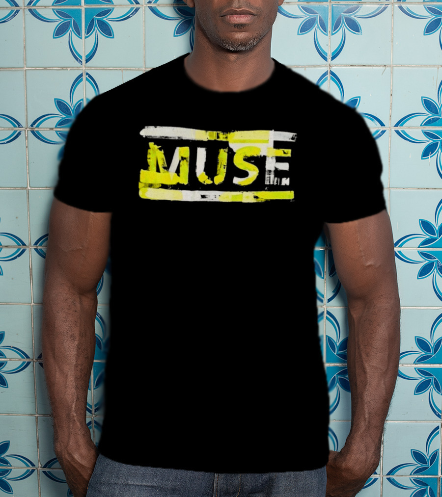 MUSE Band Inspired Yellow Paintbrush T-Shirt