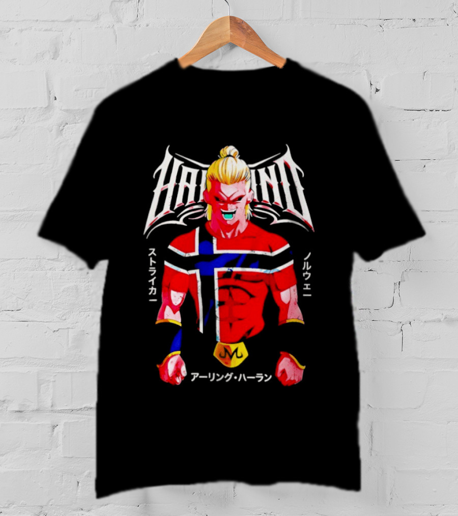 Haaland Norway Striker Majin Buu T-Shirt