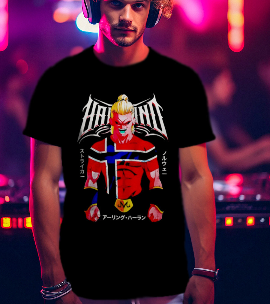 Haaland Norway Striker Majin Buu T-Shirt