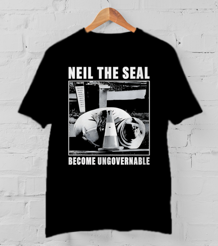 Neil The Seal Traffic Cone Chaos Become Ungovernable T-Shirt