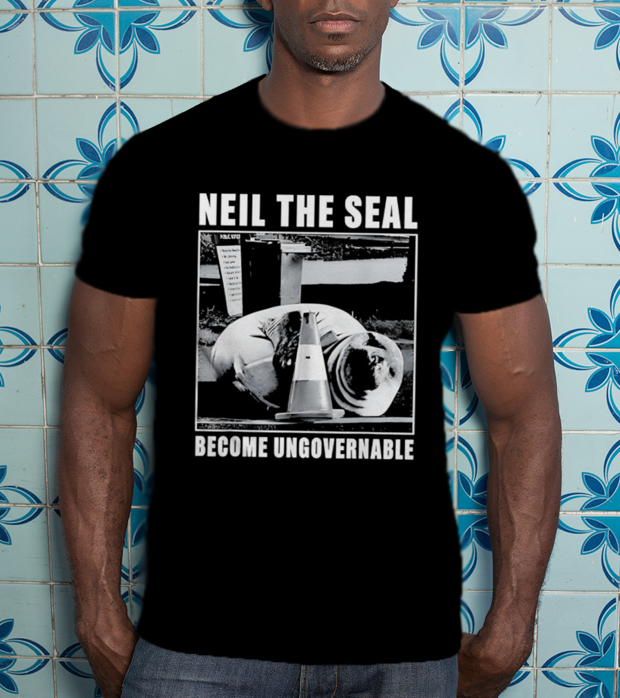 Neil The Seal Traffic Cone Chaos Become Ungovernable T-Shirt