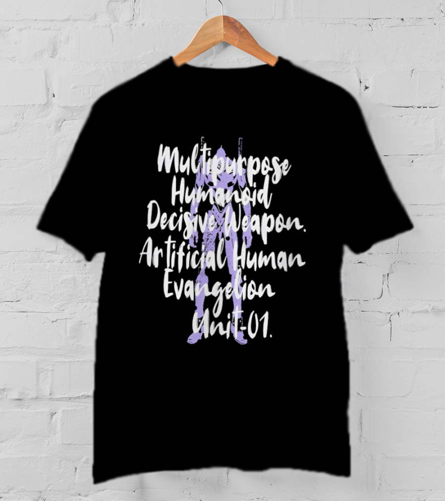 Evangelion Unit 01 Multipurpose Humanoid Decisive Weapon Artificial Human T-Shirt