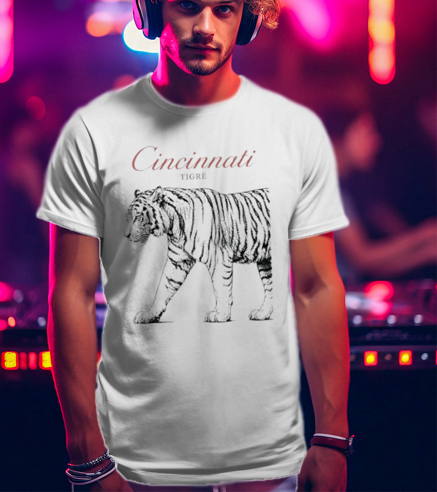 Cincinnati Tigre Cincinnati Bengals Football T-Shirt