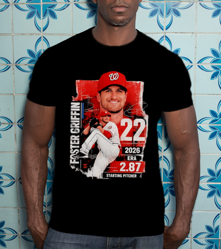 Foster Griffin 2026 ERA 2.87 Starting Pitcher 22 T-Shirt