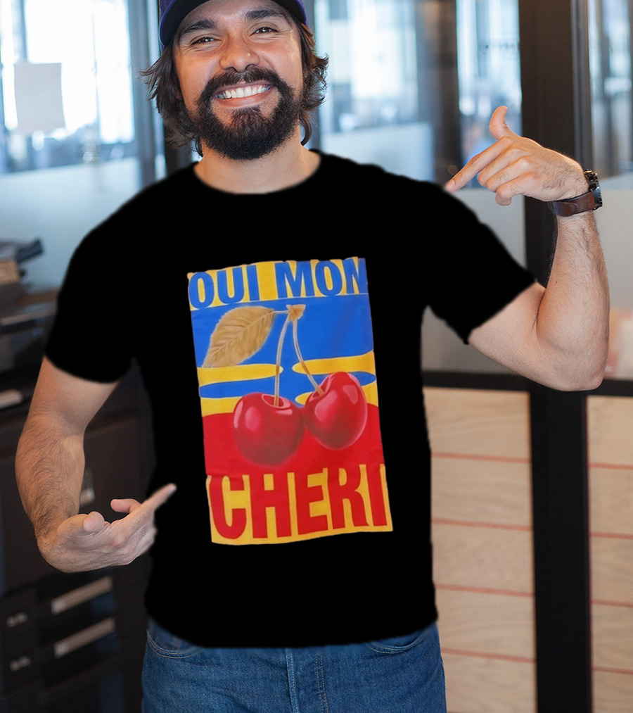 Oui Mon Cheri Cherry French Fruit T-Shirt