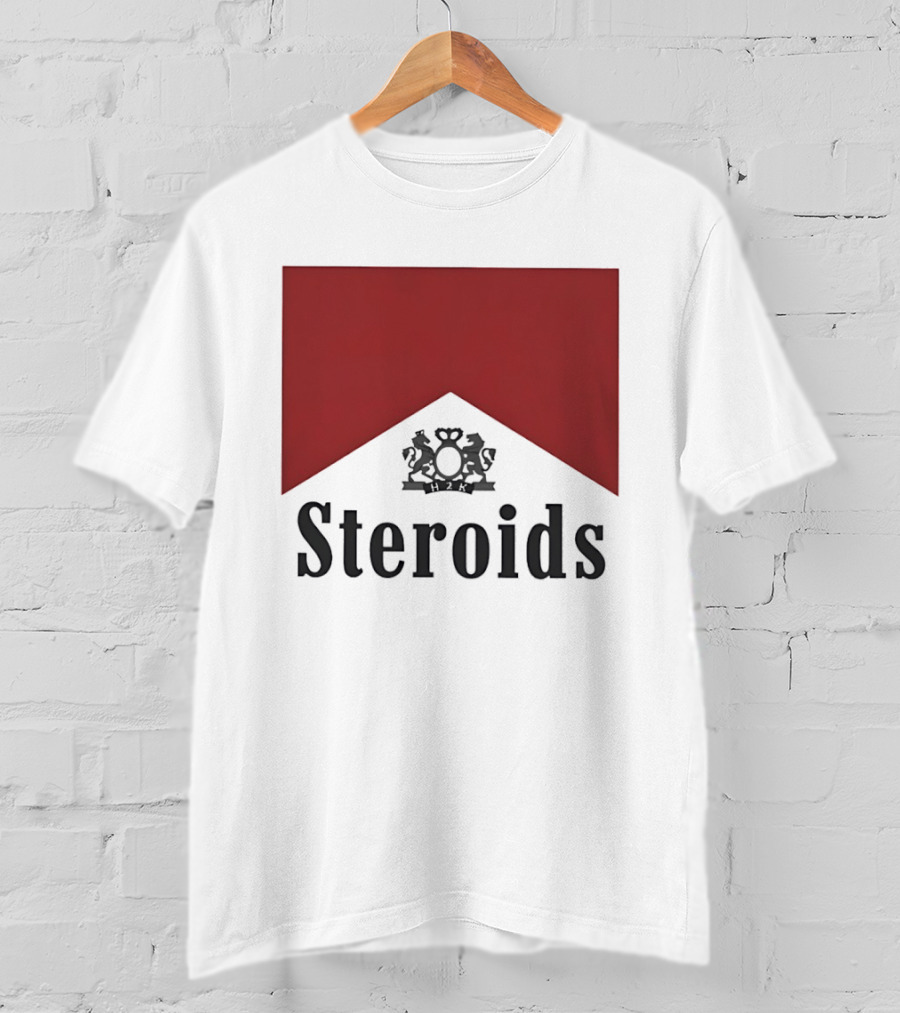 H2K Steroids Gym Fitness Lion Crest T-Shirt