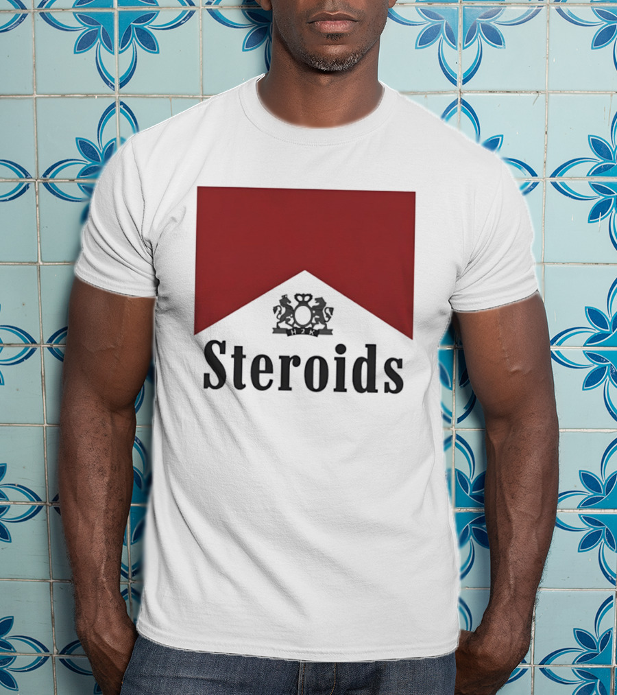 H2K Steroids Gym Fitness Lion Crest T-Shirt