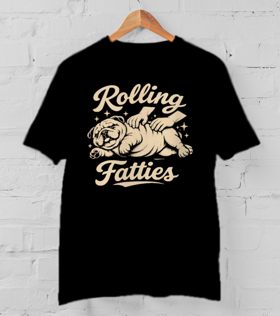 Rolling Fatties Bulldog Massage T-Shirt