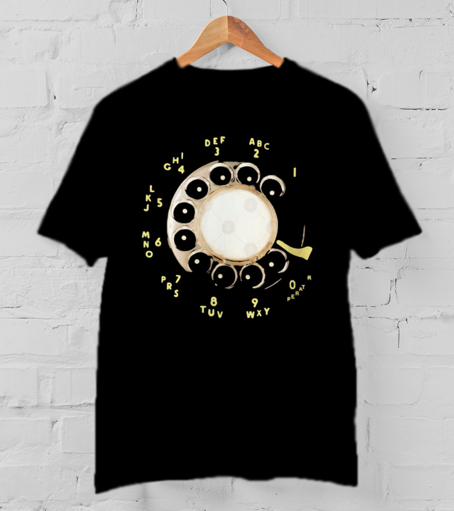 Rotary Telephone Dial ABC 1 2 3 T-Shirt