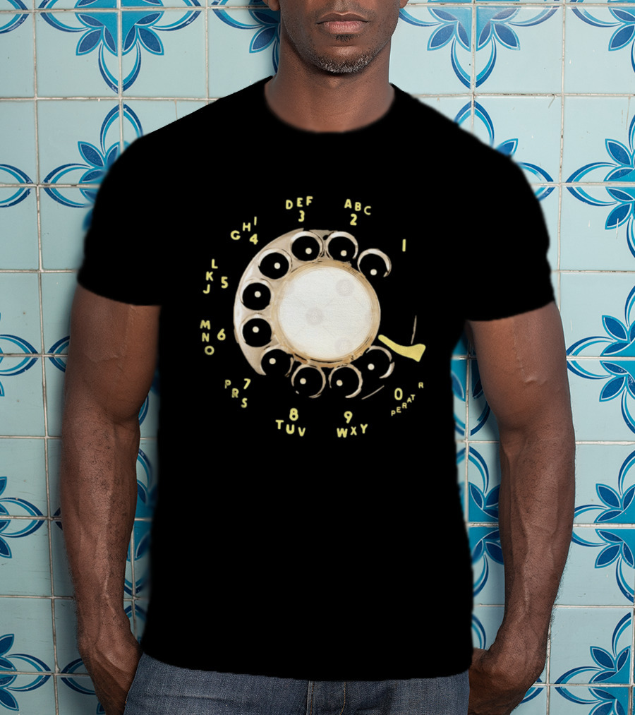 Rotary Telephone Dial ABC 1 2 3 T-Shirt