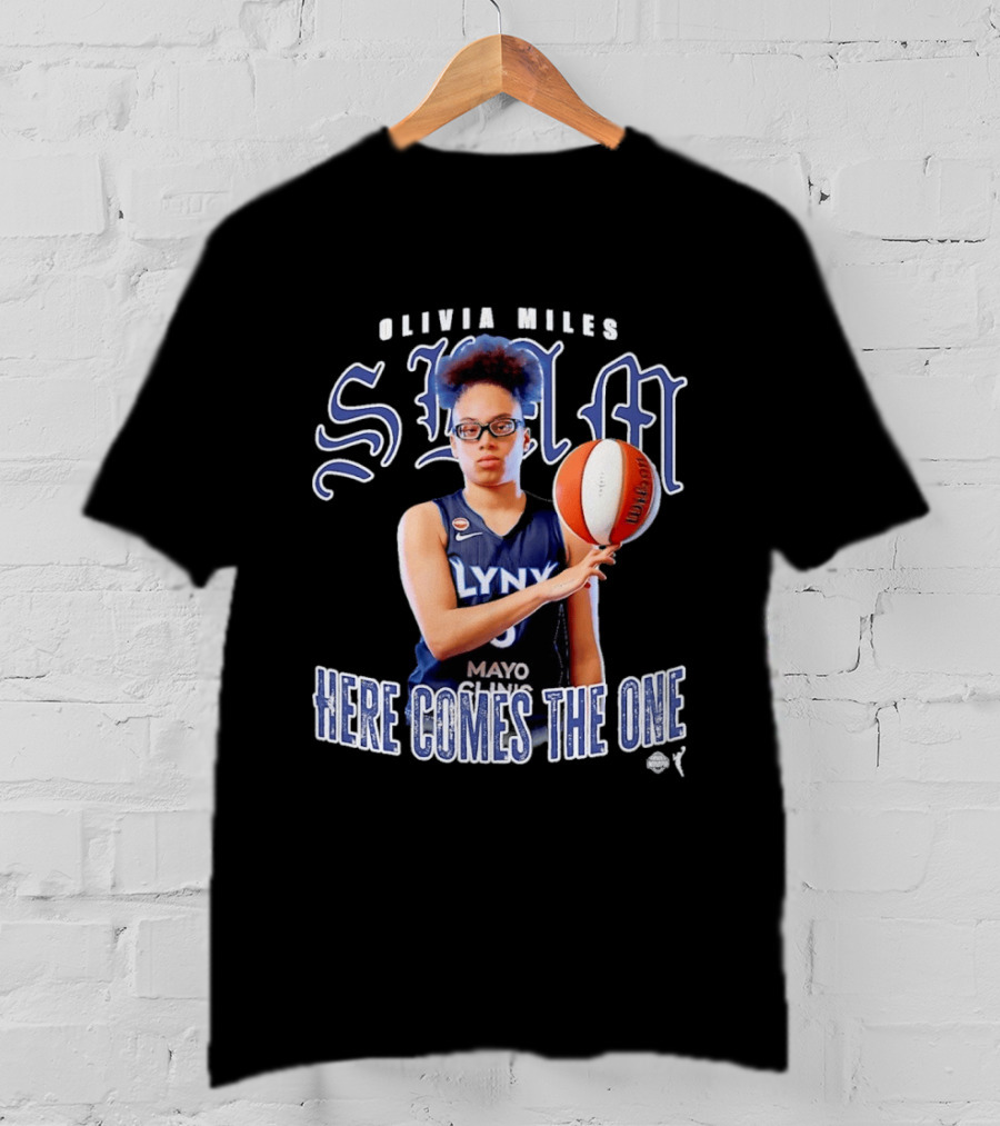 Slam Olivia Miles Lynx Basketball Here Comes The One T-Shirt