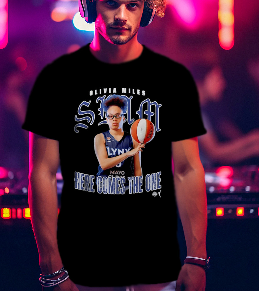 Slam Olivia Miles Lynx Basketball Here Comes The One T-Shirt