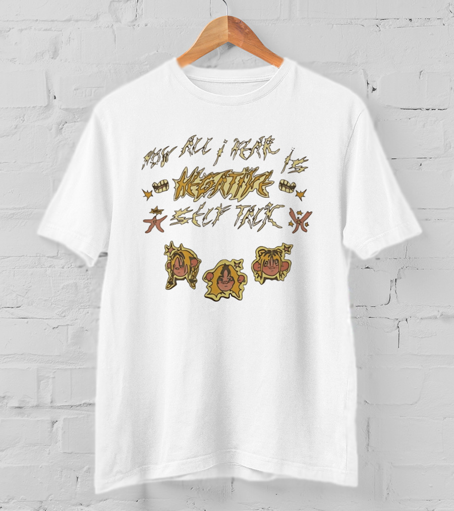 Now All I Hear Is Negative Self Talk Anime Faces And Stylized T-Shirt