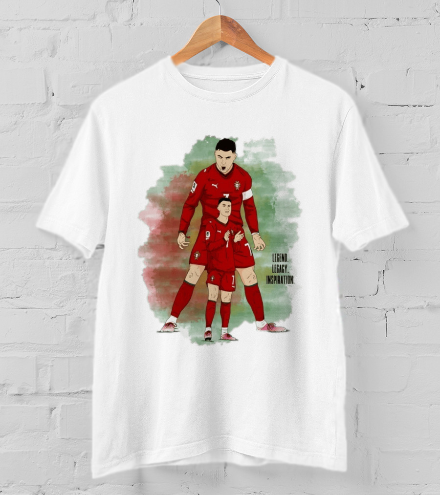Portugal Cristiano Ronaldo 7 Legend Legacy T-Shirt