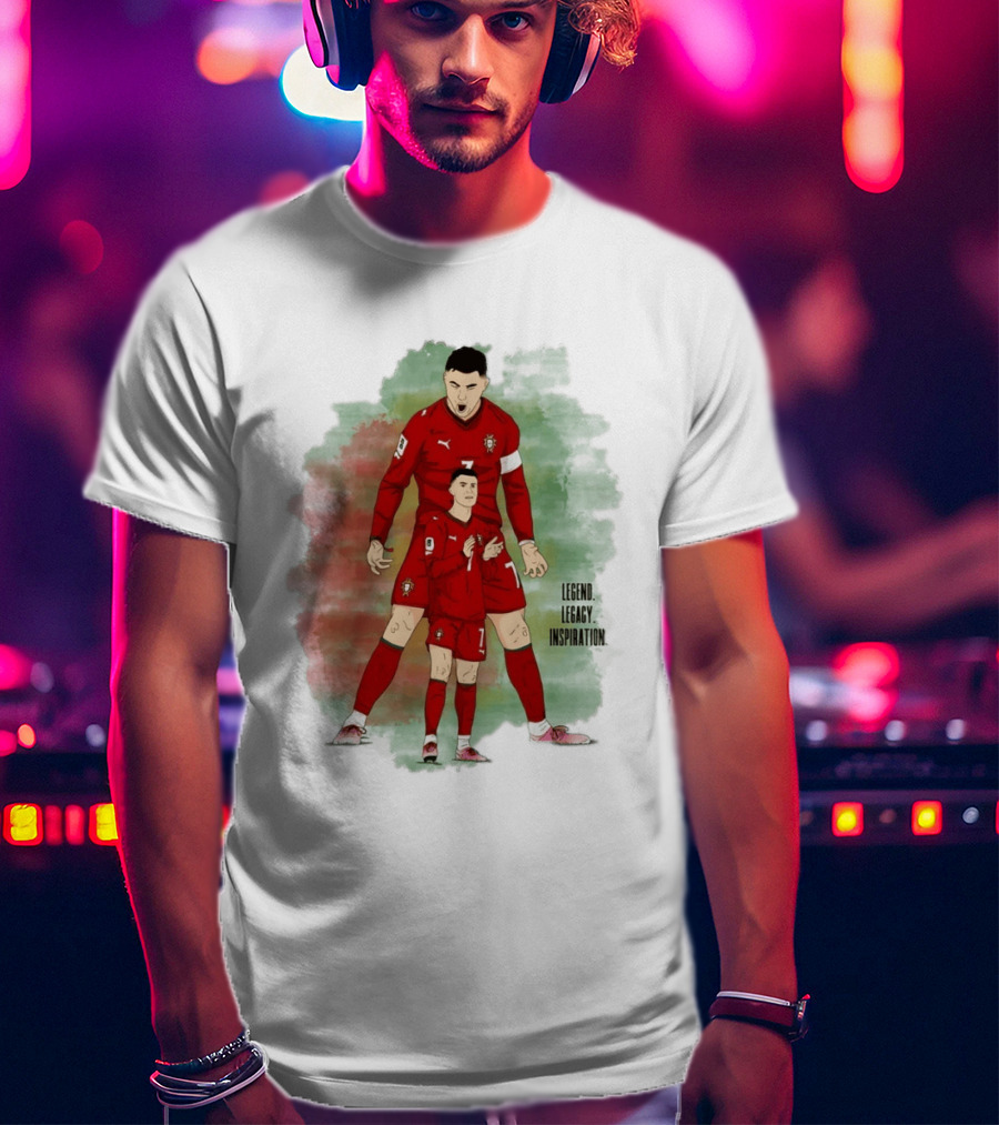Portugal Cristiano Ronaldo 7 Legend Legacy T-Shirt