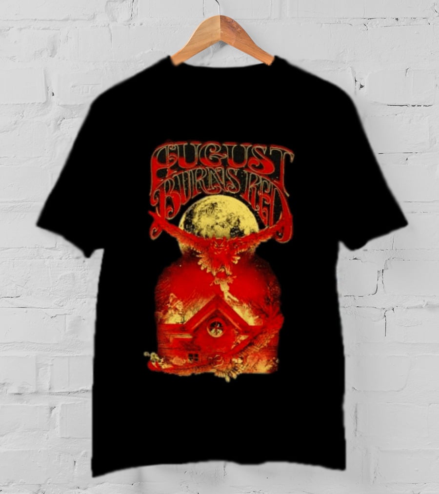 August Burns Red Owl Moon Metalcore Band Rustic Redhouse Scene T-Shirt