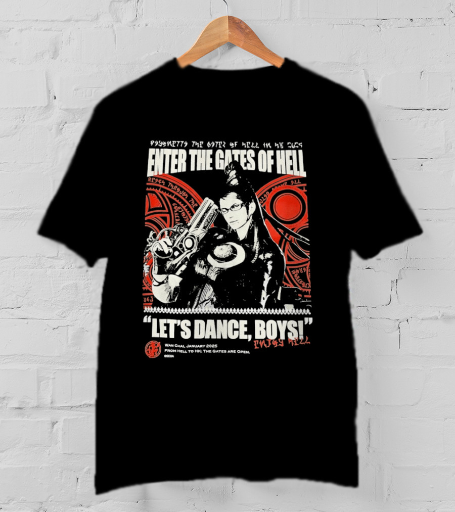 Bayonetta Enter The Gates Of Hell Let's Dance Boys 2025 Wan Chai T-Shirt
