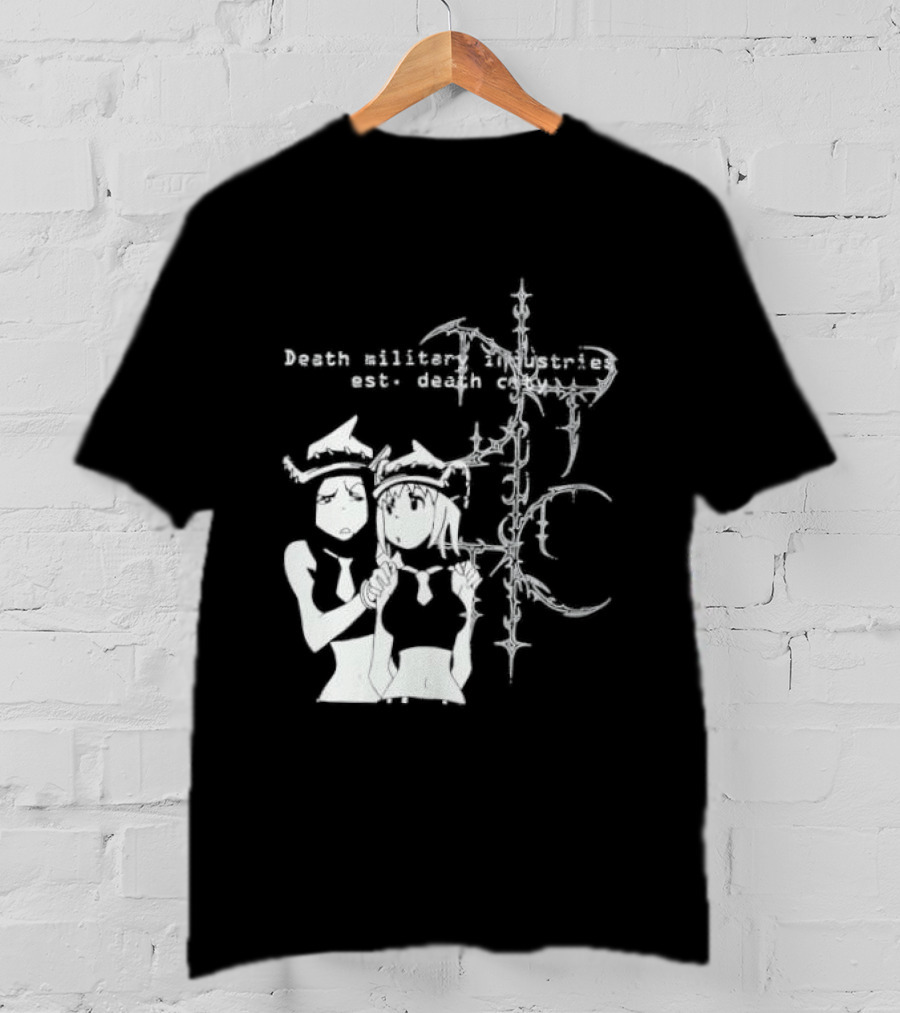Death Military Industries Est Death City Anime Manga Cross T-Shirt