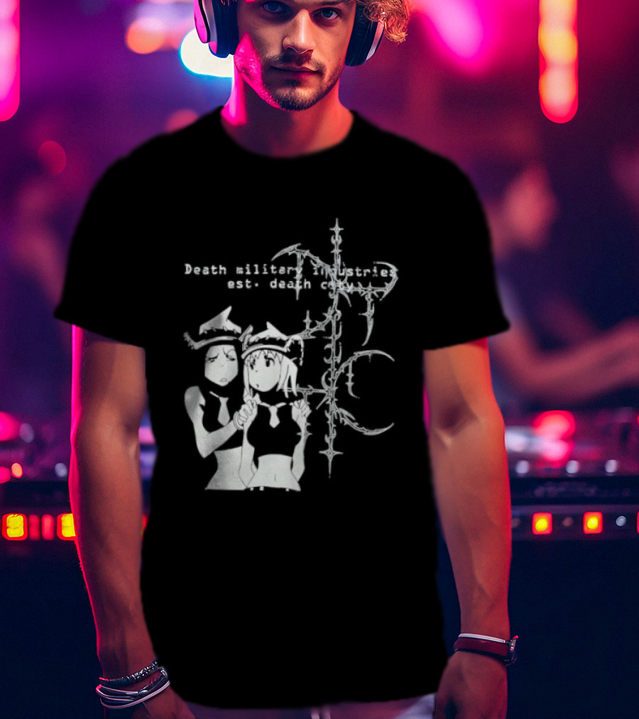 Death Military Industries Est Death City Anime Manga Cross T-Shirt