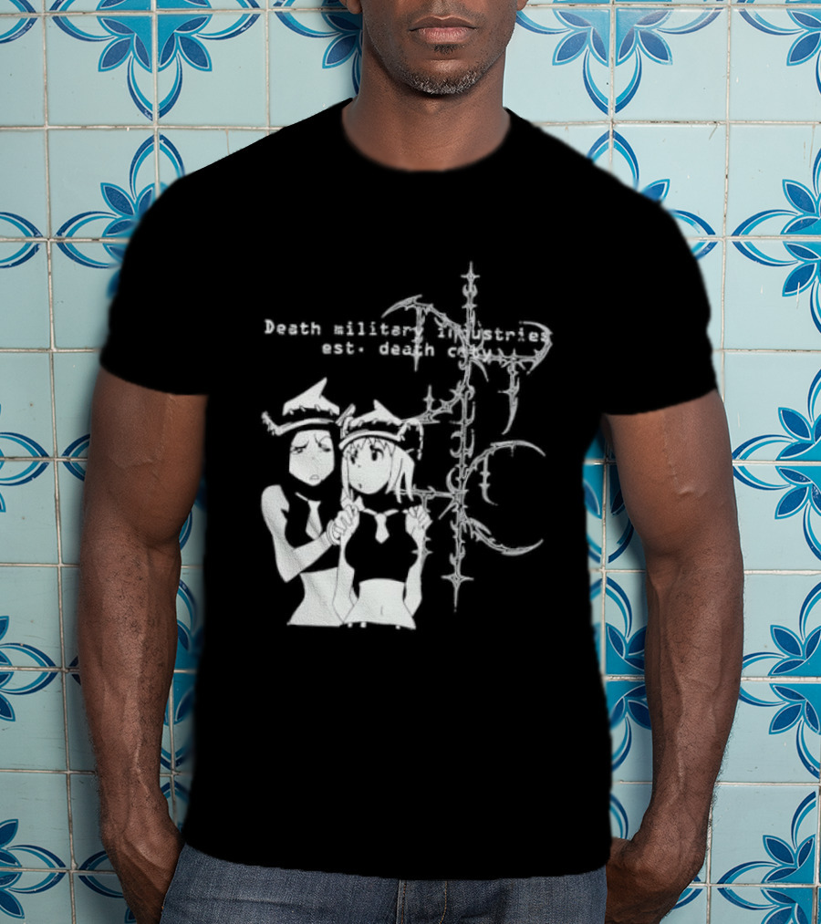Death Military Industries Est Death City Anime Manga Cross T-Shirt