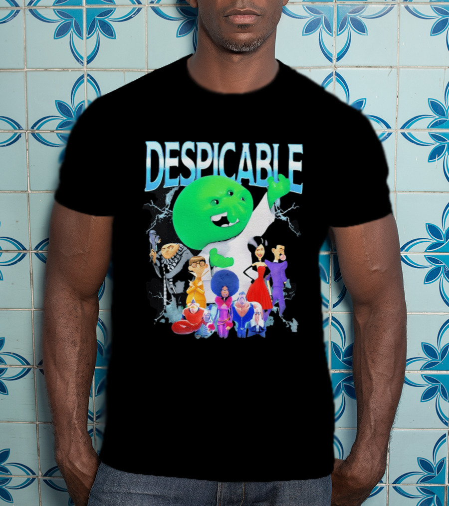 Despicable Me Featuring Gru Green Villain Group Villains T-Shirt