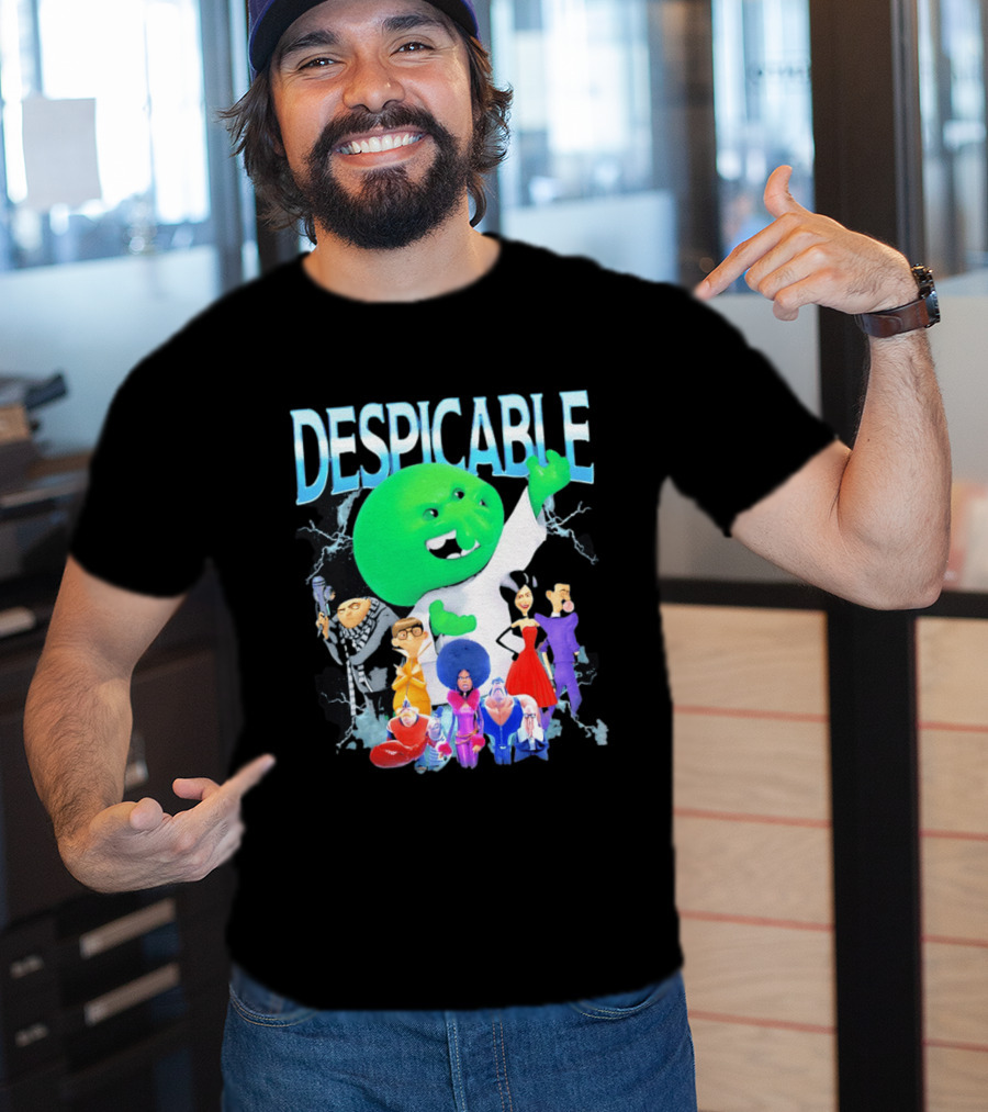 Despicable Me Featuring Gru Green Villain Group Villains T-Shirt