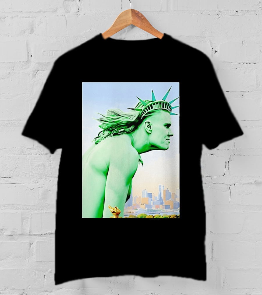 Erling Haaland Liberty Statue Meme T-Shirt