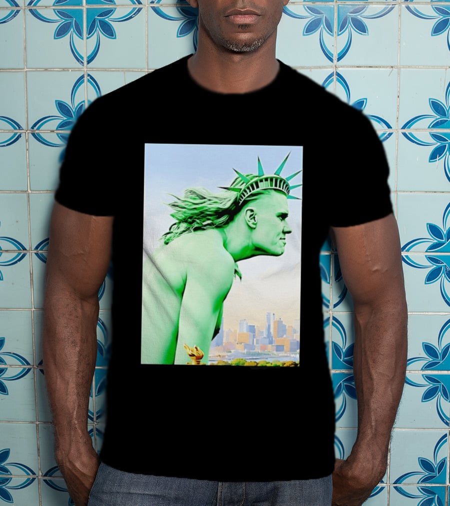 Erling Haaland Liberty Statue Meme T-Shirt