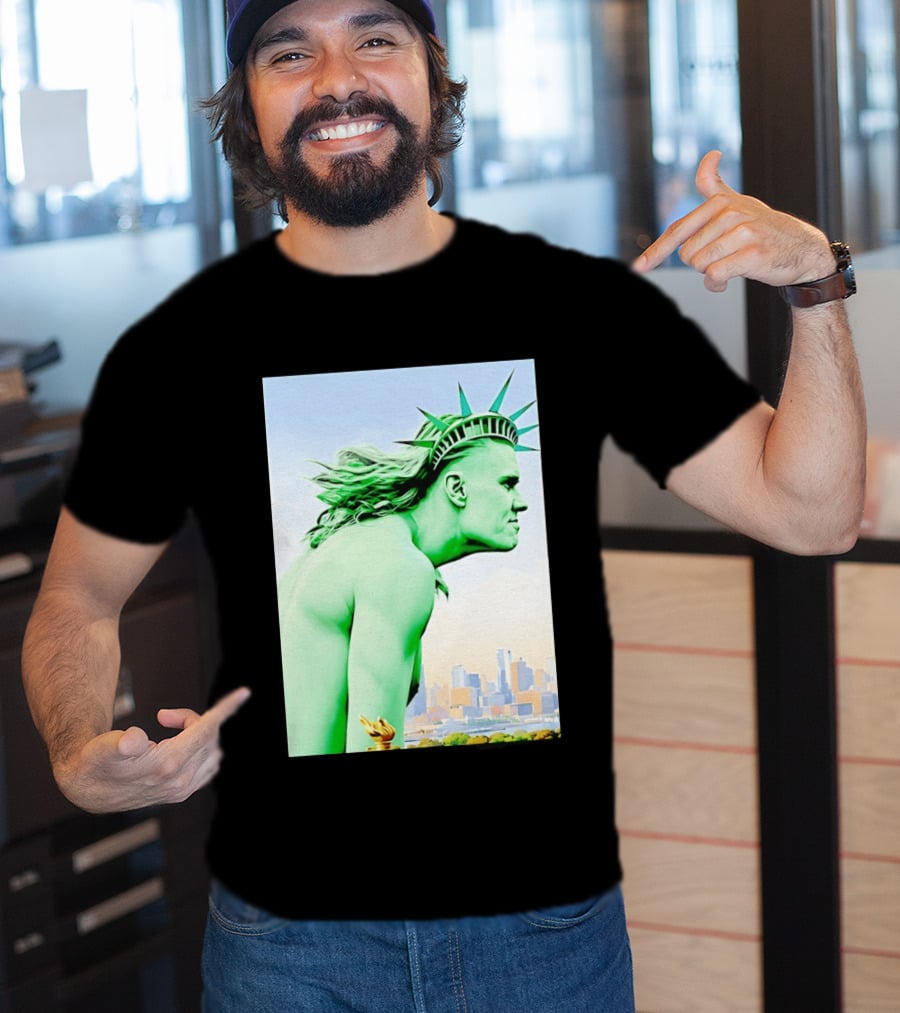 Erling Haaland Liberty Statue Meme T-Shirt