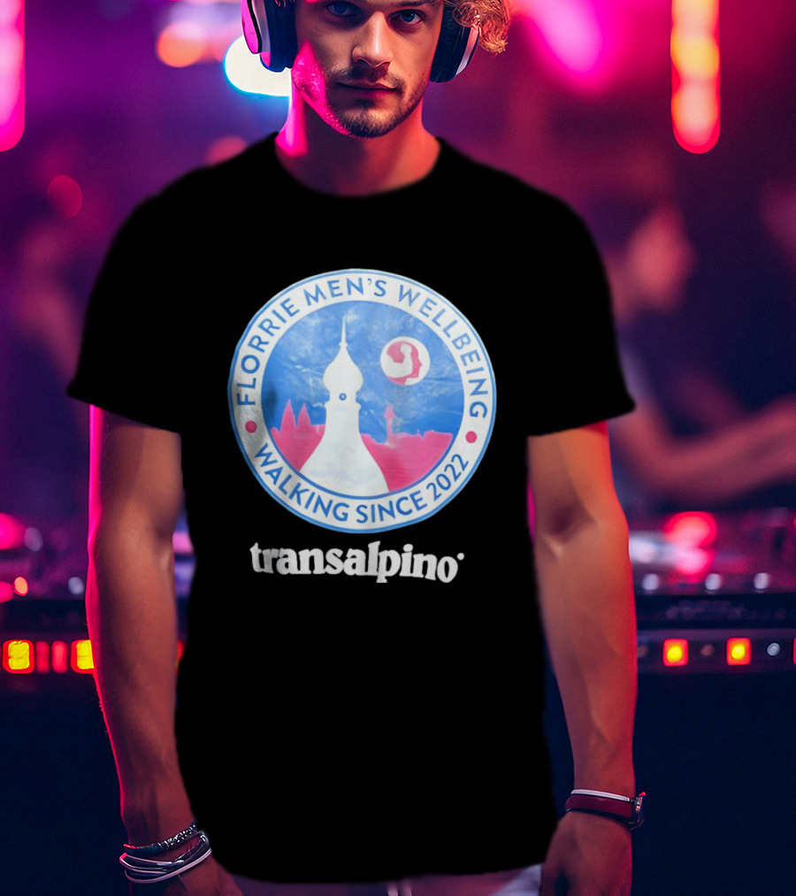 Florrie Men's Wellbeing Walking Since 2022 Transalpino T-Shirt