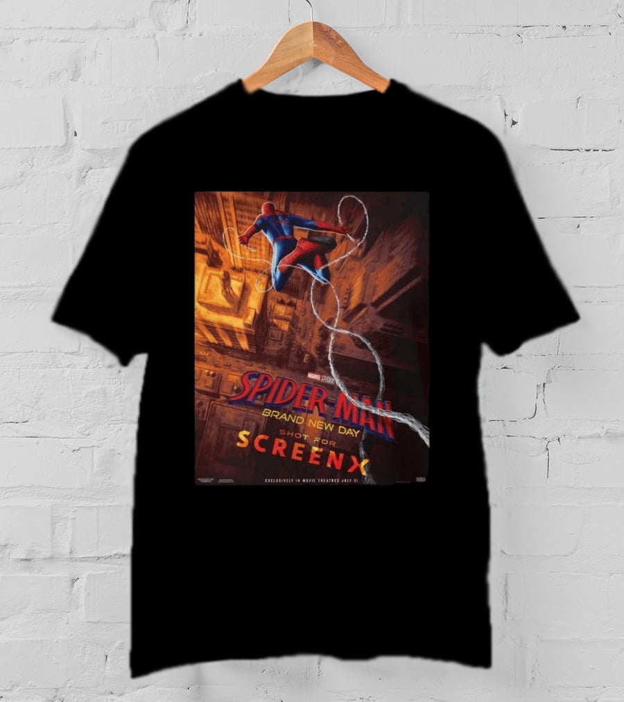 Spider Man Brand New Day Shot For ScreenX In Theaters July 31 2026 T-Shirt
