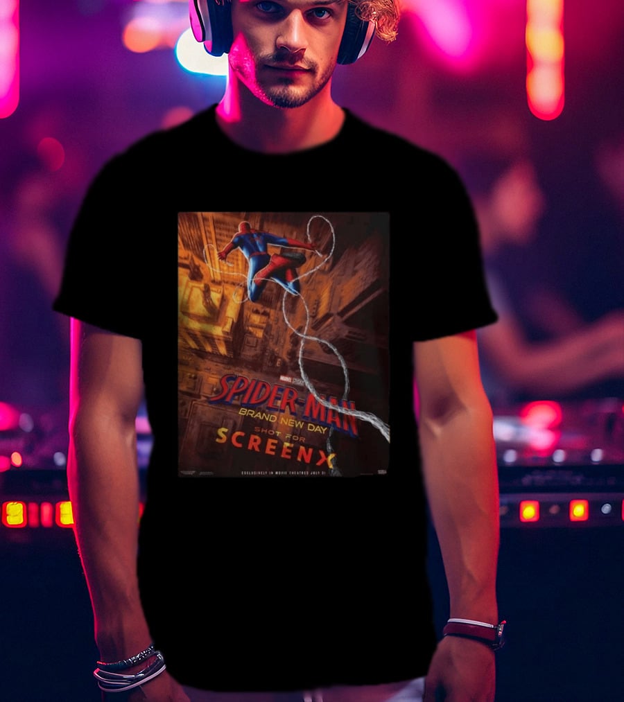 Spider Man Brand New Day Shot For ScreenX In Theaters July 31 2026 T-Shirt