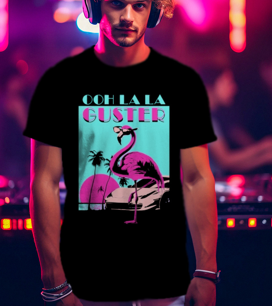 Guster Ooh La La Flamingo Sweet Ride T-Shirt