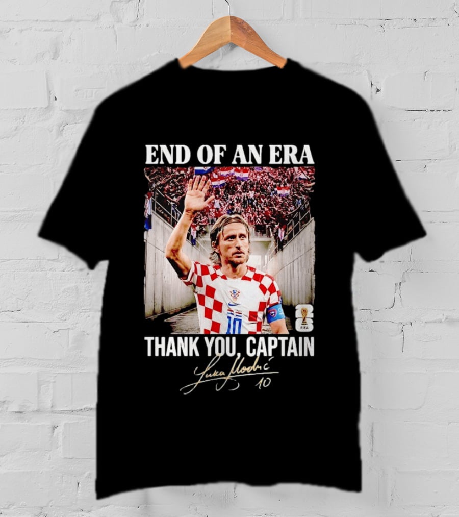 Croatia End Of An Era Thank You Captain Luka Modric 10 T-Shirt