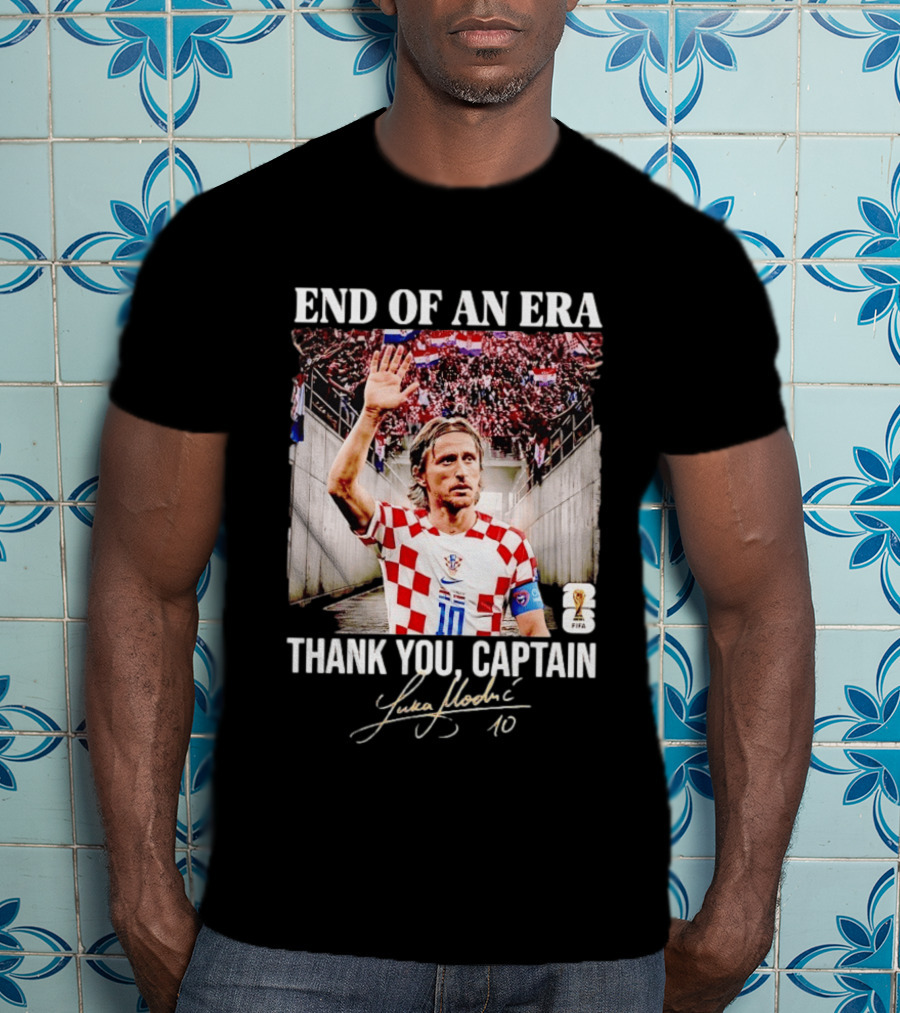 Croatia End Of An Era Thank You Captain Luka Modric 10 T-Shirt