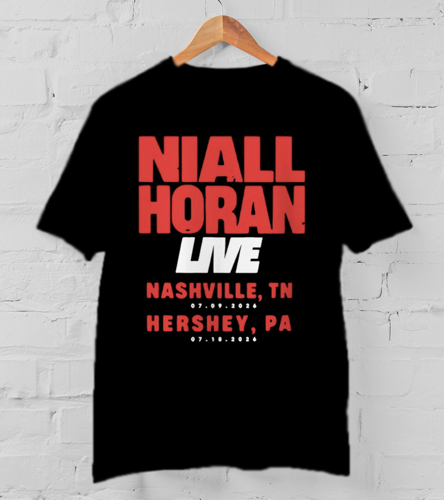 Niall Horan Live Nashville TN 07.09.2020 Hershey PA 07.10.2020 T-Shirt