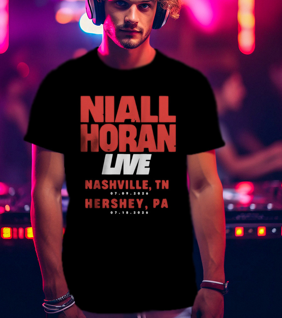 Niall Horan Live Nashville TN 07.09.2020 Hershey PA 07.10.2020 T-Shirt