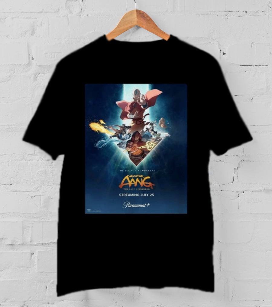 Avatar Aang The Last Airbender The Legacy Reawakens Streaming July 25 Paramount Plus T-Shirt