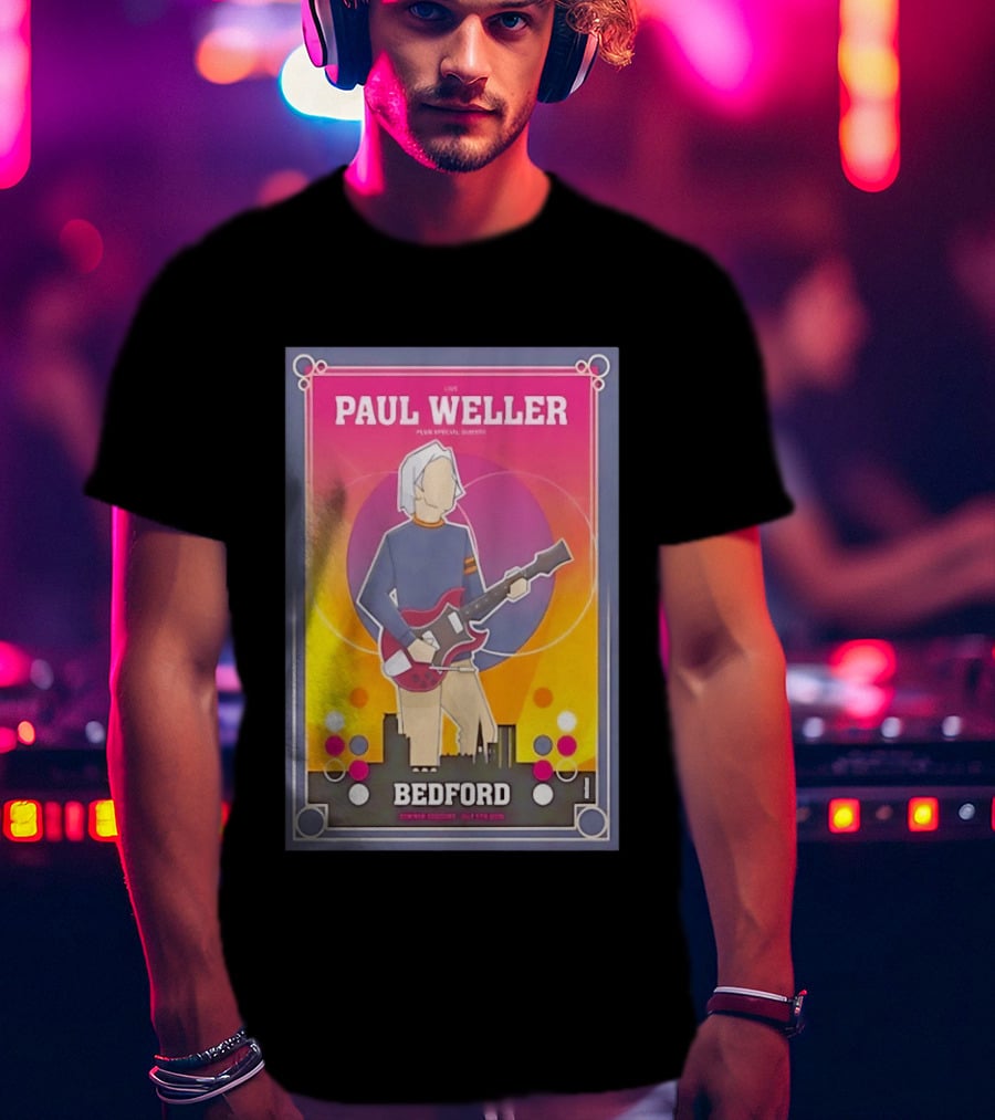 Paul Weller Live Plus Special Guests Bedford River Festival Summer Sessions 2023 T-Shirt