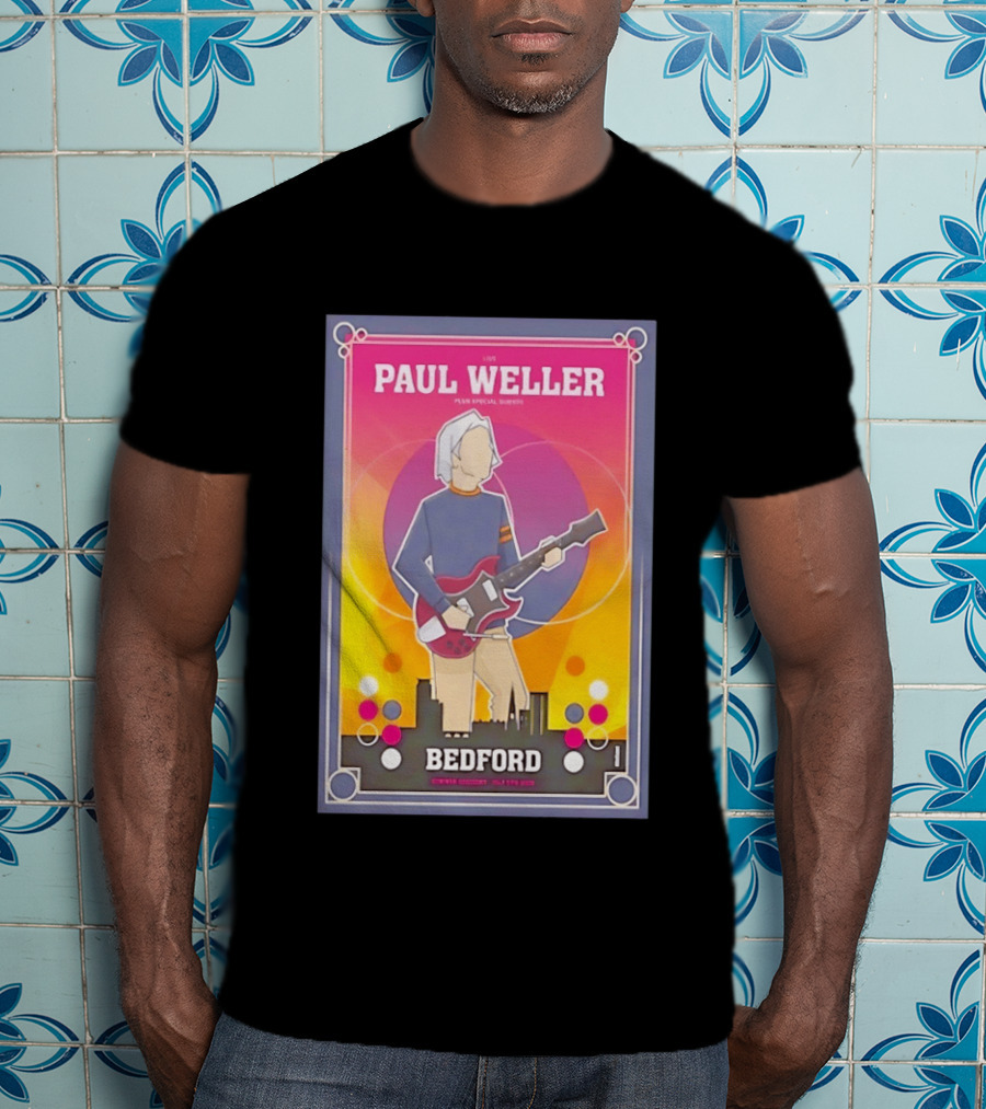 Paul Weller Live Plus Special Guests Bedford River Festival Summer Sessions 2023 T-Shirt