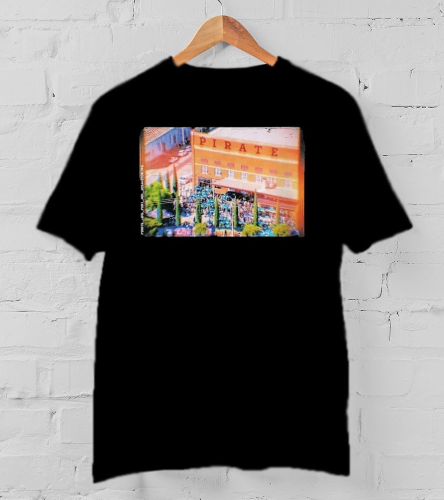 Pirate Life Brewery Port Adelaide Scene With Building And Crowd T-Shirt