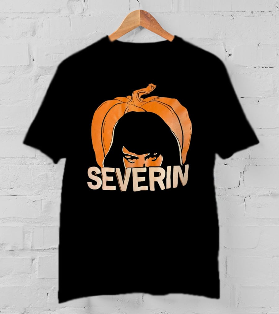 Severin Pumpkin Halloween Horror Mask T-Shirt