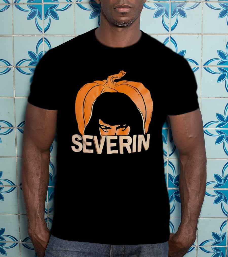 Severin Pumpkin Halloween Horror Mask T-Shirt