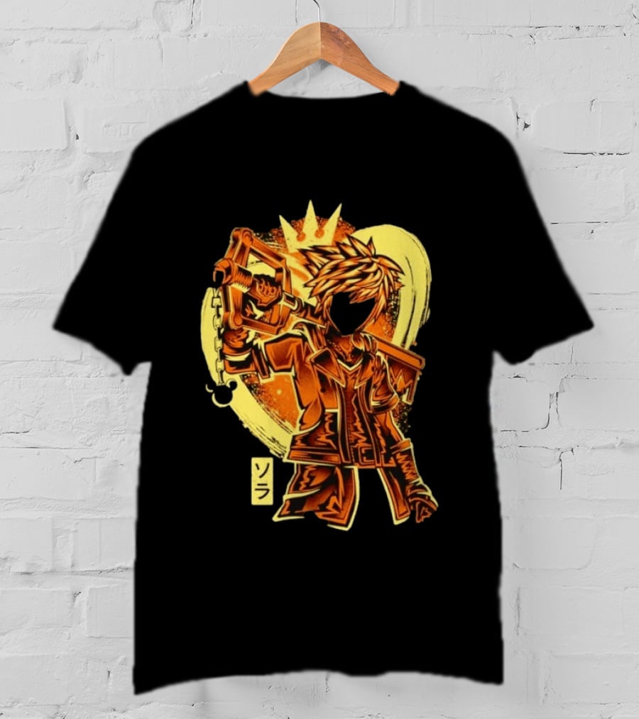 Sora Kingdom Hearts Keyblade Japanese T-Shirt