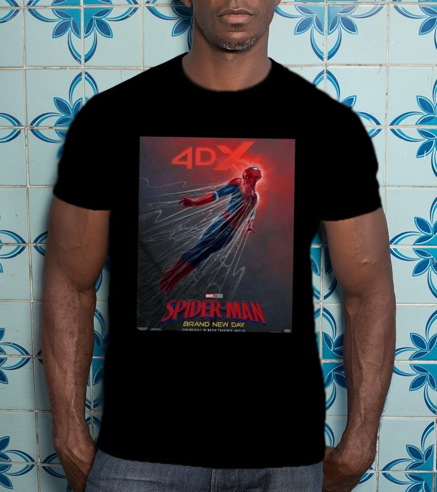 4DX Spider Man Brand New Day Movie Marvel Studios July 31 2026 T-Shirt